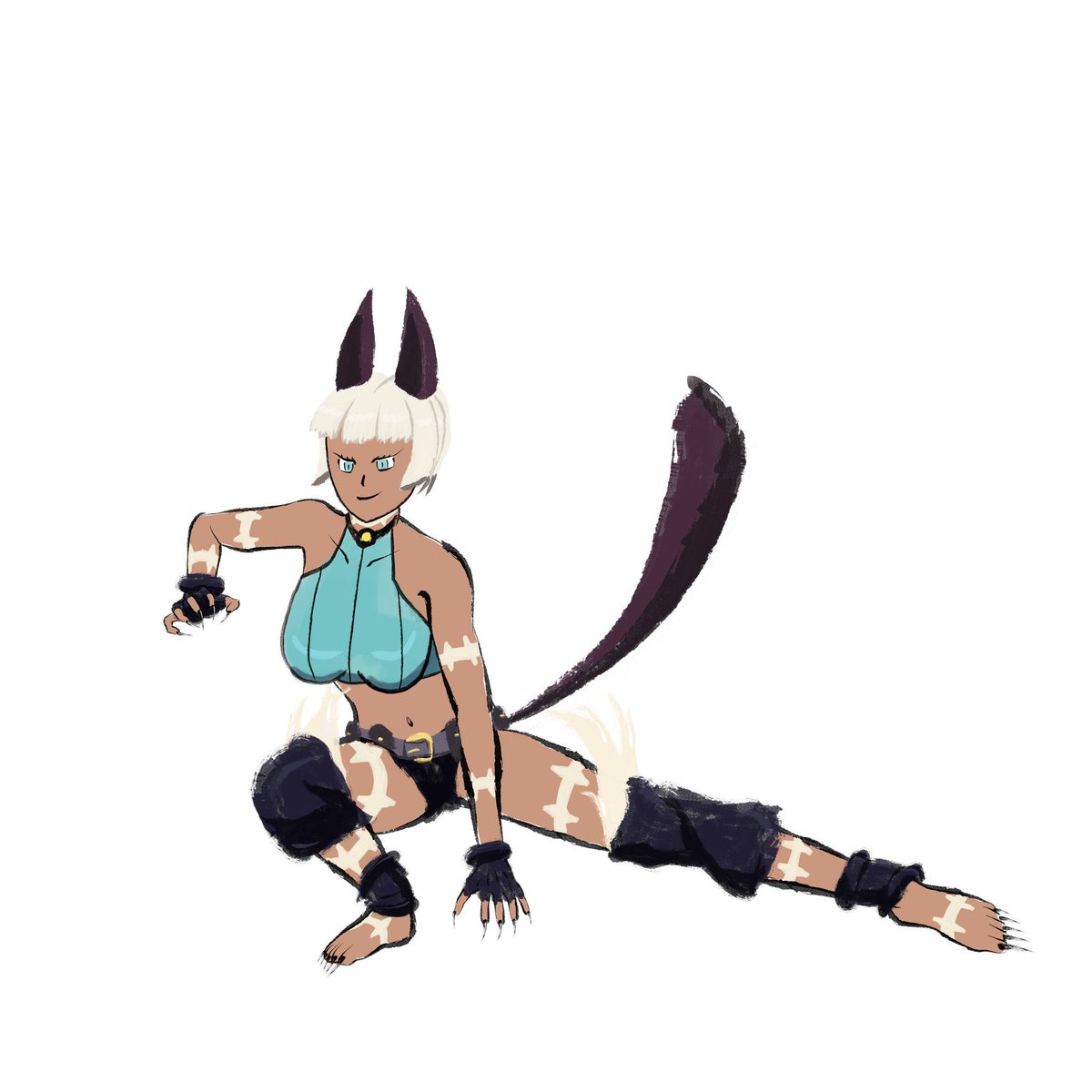 TomoyoKisho's tweet photo. My addition to the #MsFortuneAppreciationCollab hosted by @BeardyArtist 
Was fun and helped me get back into art. Honestly the piece is unfinished but is helping me figure out my art style! https://t.co/3gBNvCgxQs