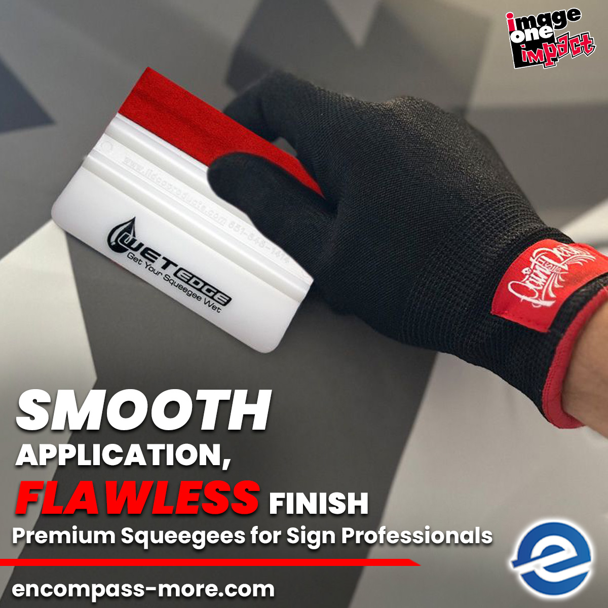 Encompass_More's tweet image. Smooth. Clean. Professional.
Get bubble-free vinyl installs every time with #ImageOneImpact squeegees.
✔️ Ergonomic grip
✔️ Durable edges
✔️ Pro-approved

📦 Fast shipping + local delivery → encompass-more.com
#SignTools #VinylApplication #Squeegees #SignPros #EncompassMore