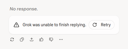 Oh dear, that's a Grok fail. Better try another...