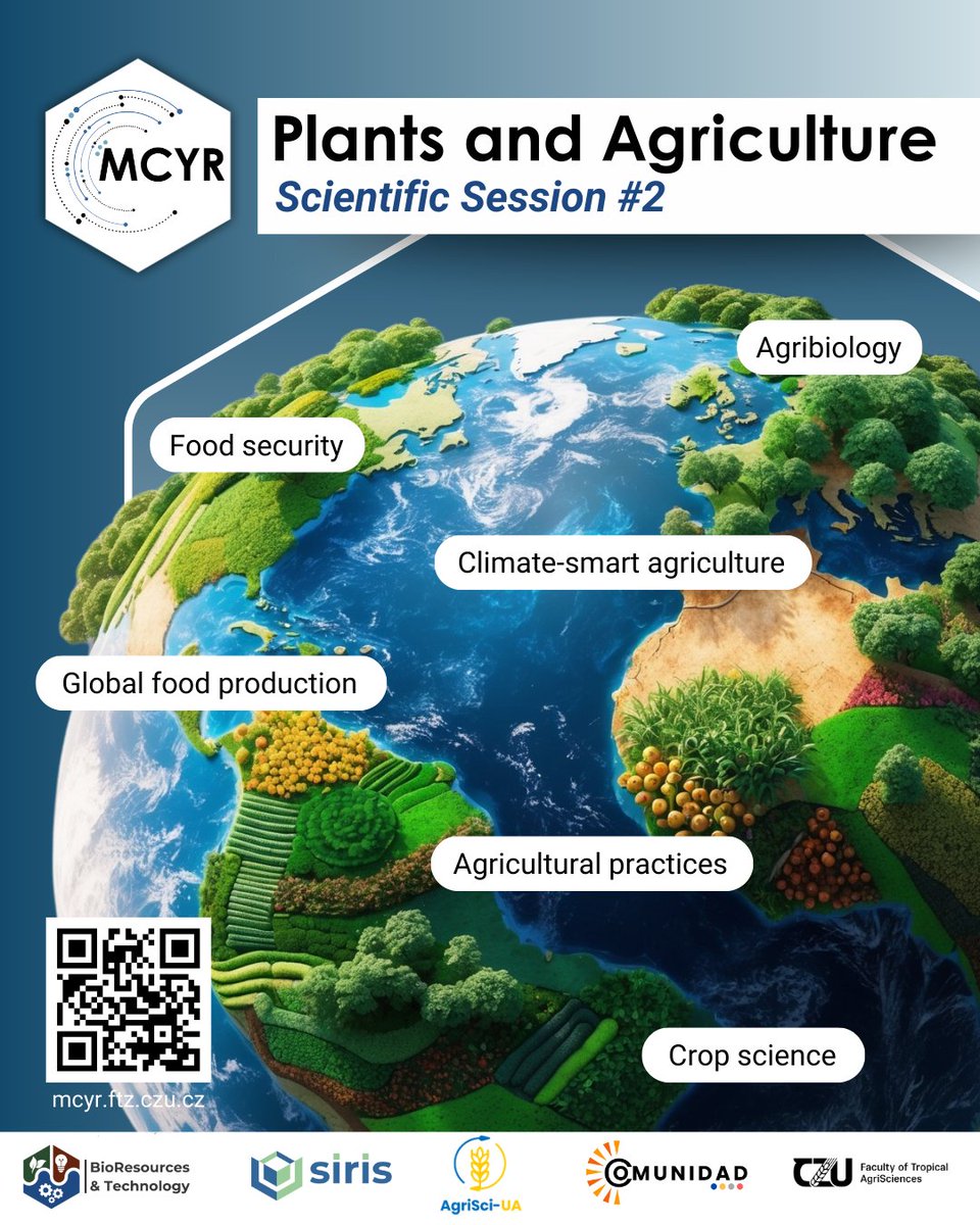 BioRes_Tech's tweet image. 🌾 Plants and Agriculture - #MCYR 2025  
From food security to climate-smart farming, explore innovations in crop science, soil health, and agroecology to build a resilient global food system!

🔗buff.ly/dYA12AQ  
 #FreeConference @CzuFtz