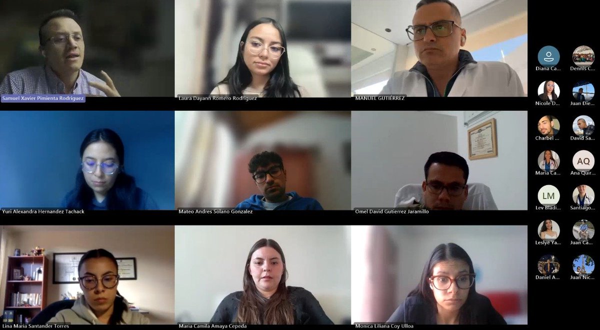 🧐 Esta semana empezamos con la primera clase de las Maestrías en Epidemiología y Salud Pública, es la primera cohorte en Colombia en la que se incluye formalmente la asignatura Inteligencia Artificial en Salud.

🔵Fue una experiencia diferente a la que estaba acostumbrado en las