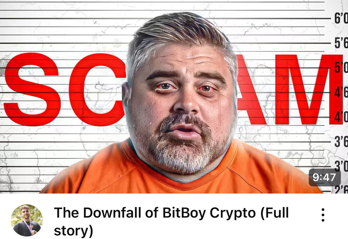 He made millions promoting crypto Then lost his family, his career, and his  freedom. The strange story of BitBoy Check my last video on YT (link in bio)