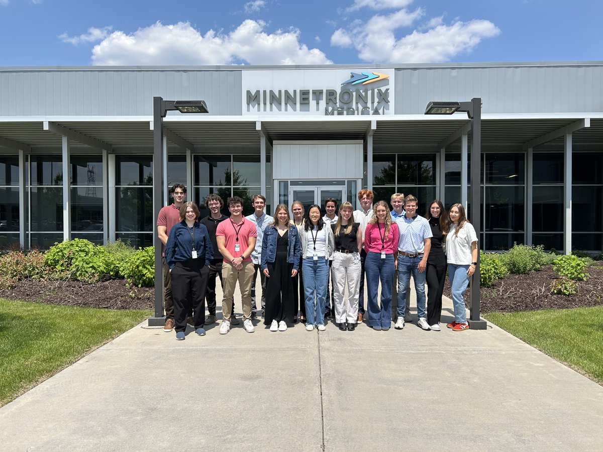 minnetronix's tweet photo. With summer winding down, and students preparing to return to school, we would like to extend our gratitude and thanks to our summer RISE interns for all their contributions. It was truly a pleasure to have you on our campus! https://t.co/TKImurzOfP