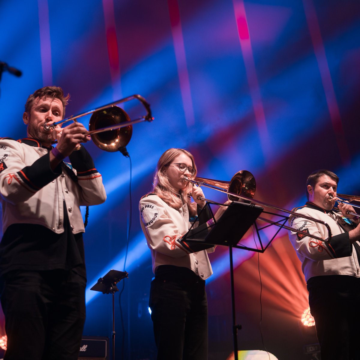 RWCMD's tweet photo. Eisteddfod Wrecsam 2025 ✨

A small glimpse into a huge week at #Eisteddfod2025 📸

From competition finals to concert stages, our students &amp; grads shone in every spotlight — and even took home Gorsedd honours. 🌟💛

Image #1: Llareggub Band Pres (@garethbull.co)

#RWCMD https://t.co/feGVZZXKA0