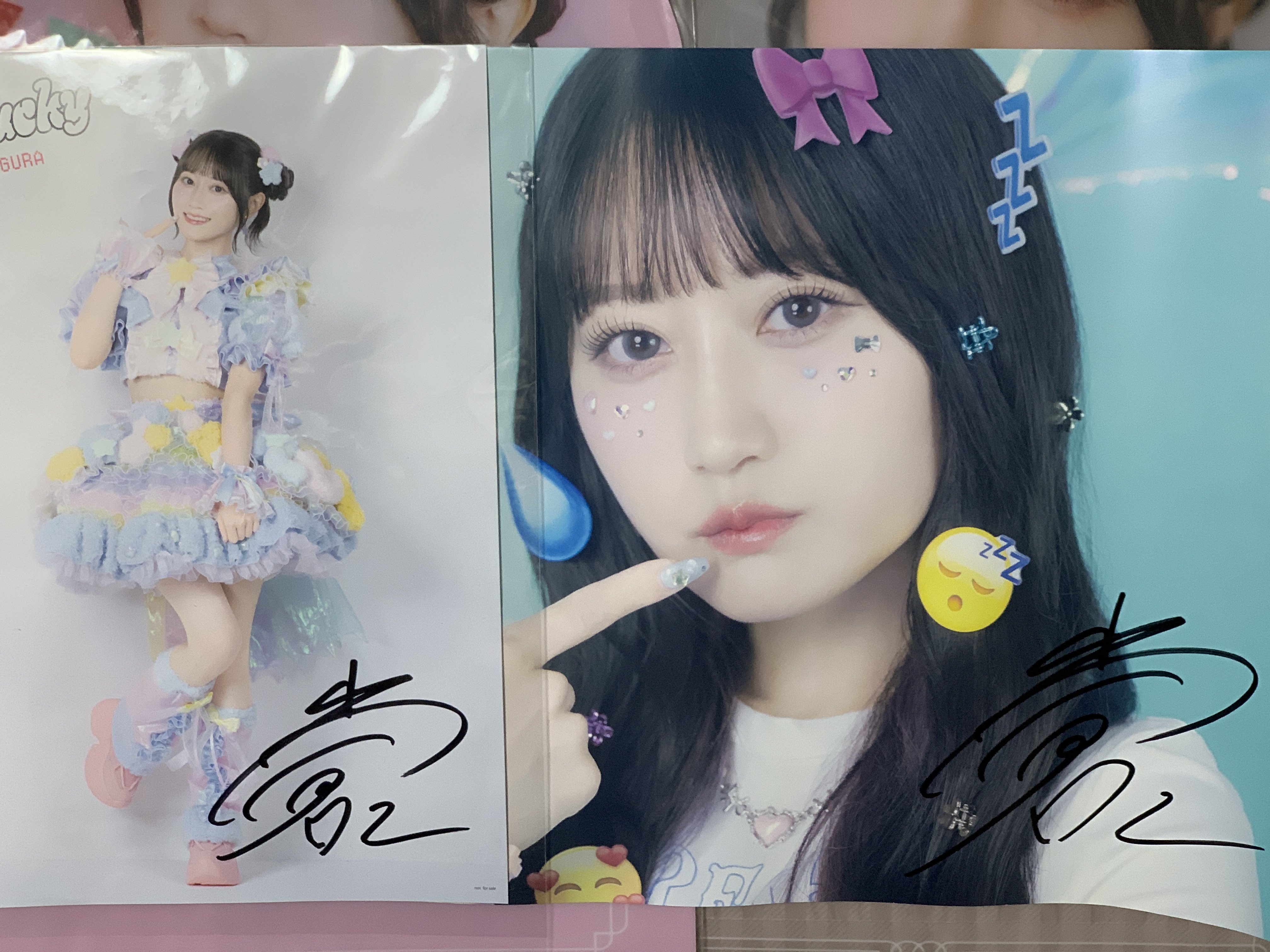 小倉唯直筆サイン色紙ウマ娘声優