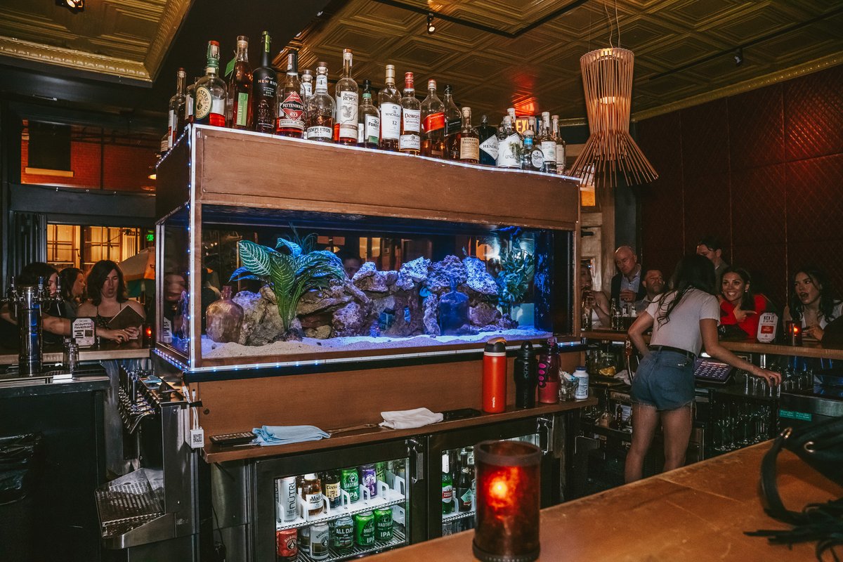 Good music, cool fish, cold drinks...what more do you need? Join us tonight at Low Spark for Neighborhood Night with live music from Matt Waters! Enjoy $1 off wells, select discounted beers, and $5 Paddy’s Irish Whiskey. 🎶🐠🥃