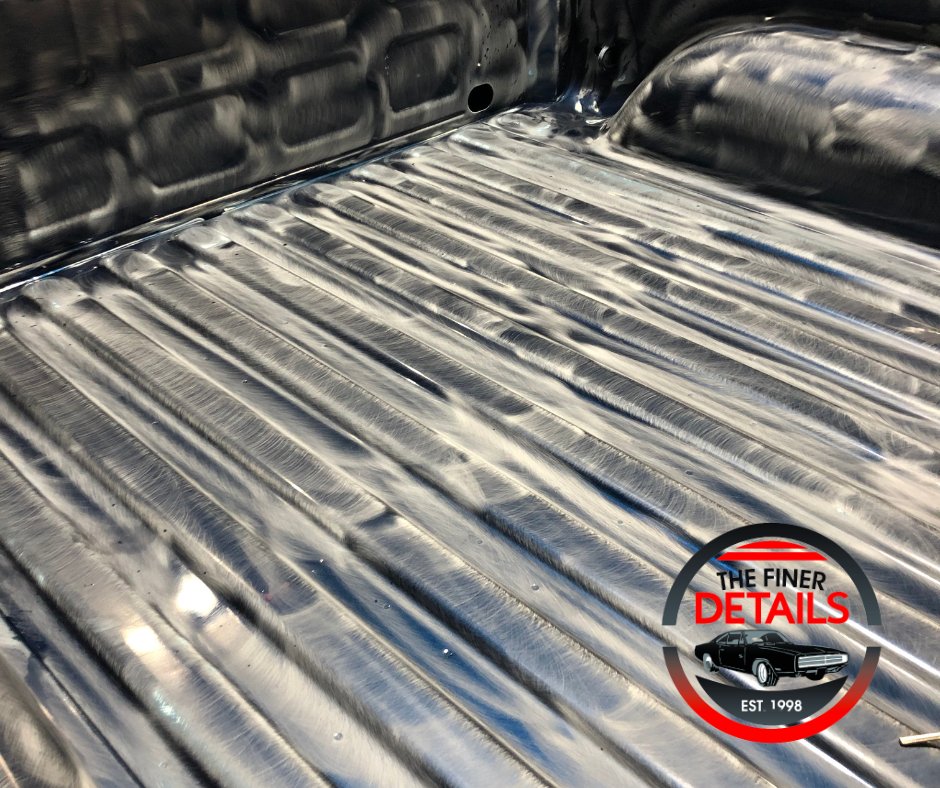 TheFinerDetail2's tweet photo. Getting down to the details! Truck bed is fully prepped and ready for a flawless spray box liner application. At The Finer Details, we ensure every surface is perfectly prepared for maximum durability and protection—no corners cut, no overspray. #thefinerdetails #boxliner #yyj https://t.co/1qbyqEHCdP