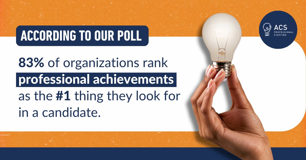 ACSProStaffing's tweet photo. Results speak louder than responsibilities. 📈
Don’t just say “managed a team." Say you “led a team that increased output by 30%.”

Quantify your impact. Own your wins. Employers are listening. https://t.co/rkbJKD8CKn