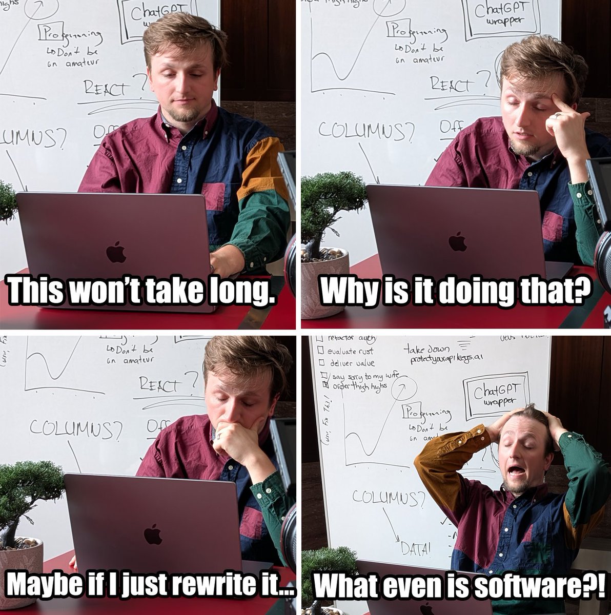 The 4 stages of programming