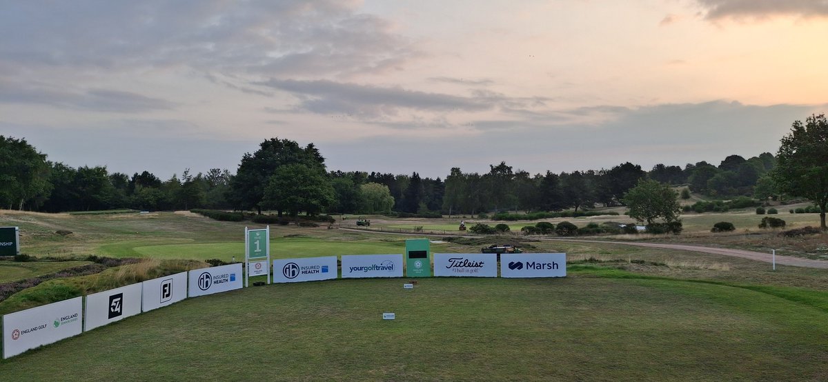 Another day, another <a href="/EnglandGolf/">England Golf</a> competition. This time, the Senior Series. Hopefully, they enjoy the course as much as the captains yesterday 💪🏽. (Enjoyed now as I forgot the picture when I shared this post this morning without the picture 🙃)