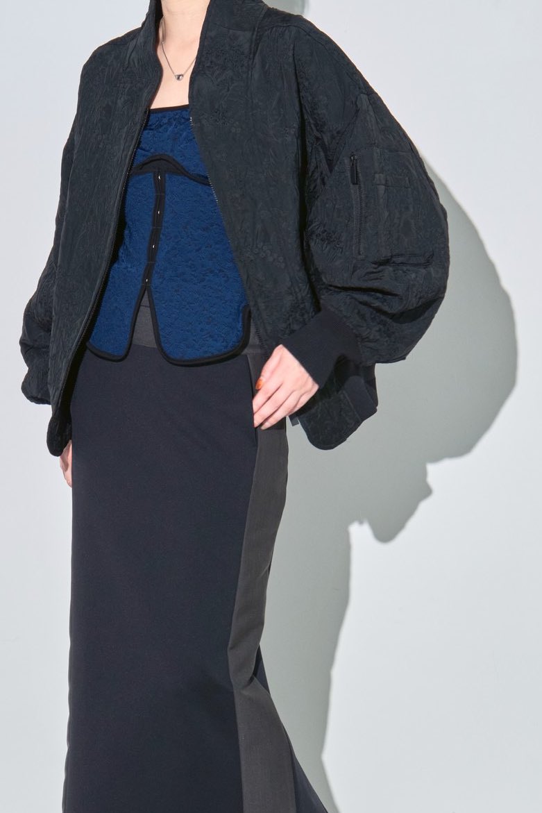 MameKurogouchi　FloralJacquardKnittedTop