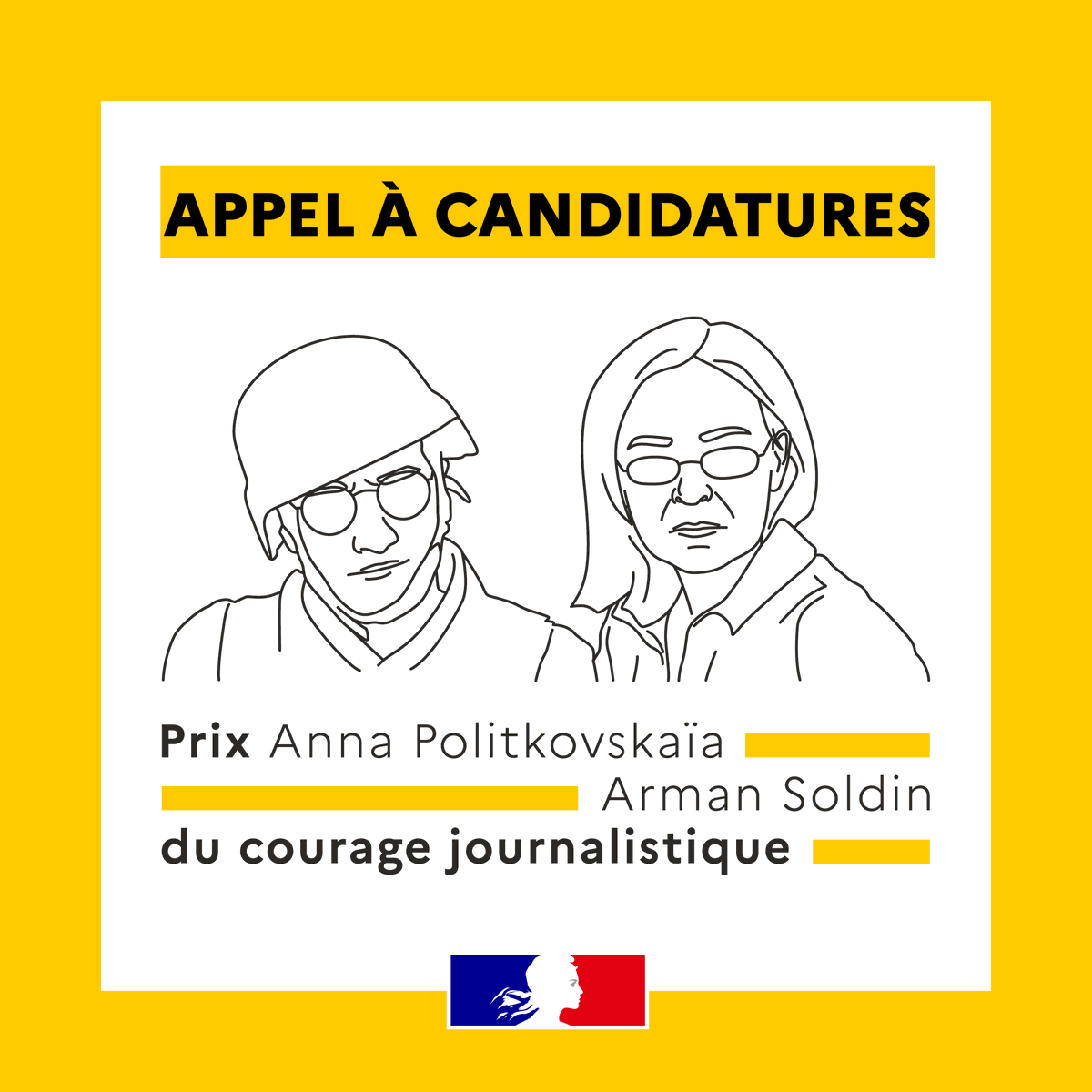 🎙️ Journalistes, à vos candidatures !

Le Prix Anna Politkovskaïa – Arman Soldin distingue le travail de journalistes engagés à poursuivre leur mission essentielle d’information dans des contextes de crise.

📷 Candidatures ouvertes jusqu’au 30 août : fdip.fr/humsb456