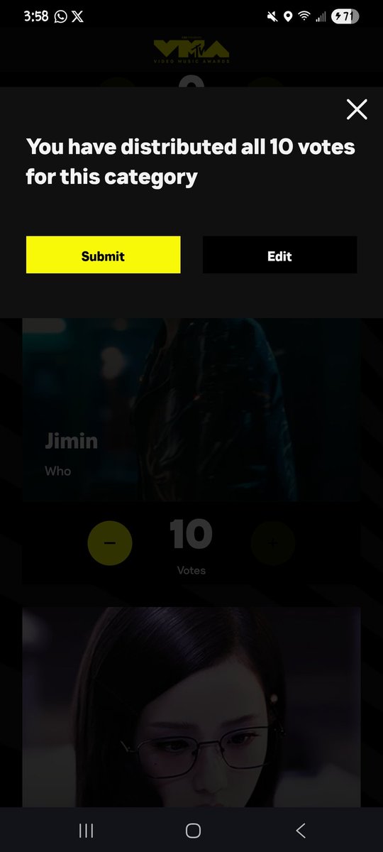Are you still voting?

Jimin is nominated for Best K-pop

Let’s get that #VMAs   for JIMIN!
Vote daily, encourage others to join! 
Protect the legacy.
VOTE🔗mtv.com/event/vma/vote…

#VMAsForJimin 💛