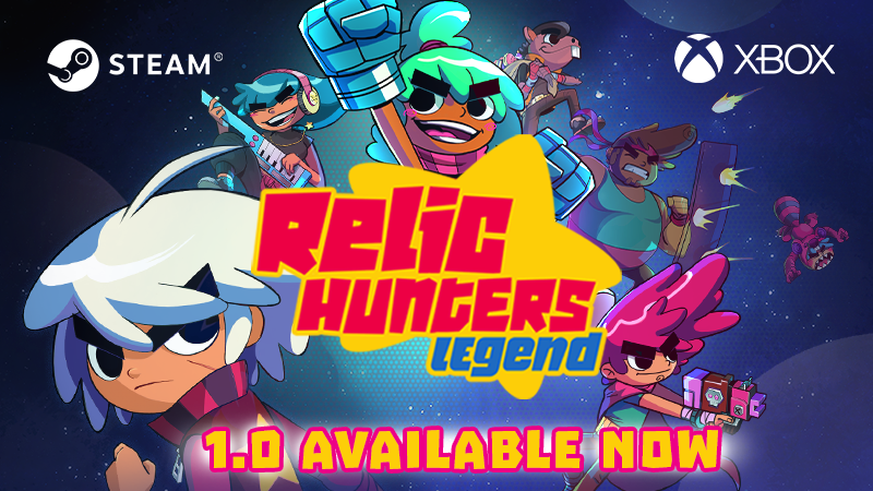 Relic Hunters Universe (@relichuntersu) on Twitter photo 🎉 The wait is over! Relic Hunters Legend is OUT NOW in its 1.0 version for PC & Xbox! 🚀✨
Finish the epic story, hunt for legendary loot, and explore the galaxy your way — solo or with friends! 💎🔫
👉 Available now on Steam and Xbox Store!
store.steampowered.com/app/633080/Rel… 🎉 The wait is over! Relic Hunters Legend is OUT NOW in its 1.0 version for PC & Xbox! 🚀✨
Finish the epic story, hunt for legendary loot, and explore the galaxy your way — solo or with friends! 💎🔫
👉 Available now on Steam and Xbox Store!
store.steampowered.com/app/633080/Rel…