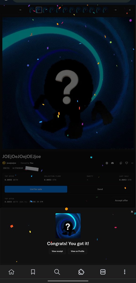 6ixty mf 🚬 (🗣️,🤝) (@0x6ix) on Twitter photo Finally got my <a href="/jooejoejoe/">jooejoejoe</a> nft at cheap price.
Unveiling soon,cant wait to see my joejoe. Finally got my <a href="/jooejoejoe/">jooejoejoe</a> nft at cheap price.
Unveiling soon,cant wait to see my joejoe.