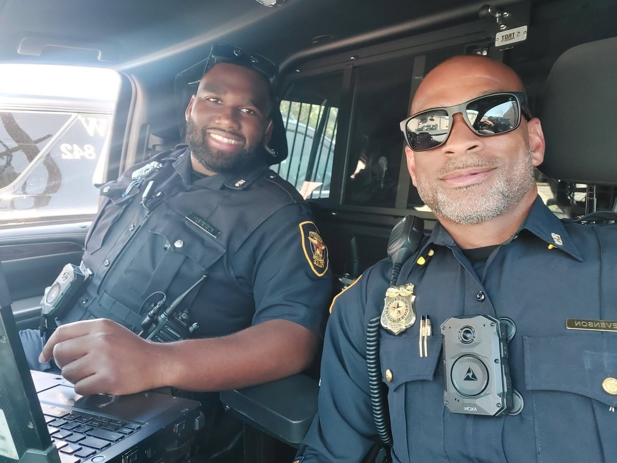On July 31, 2025, something truly special happened in our West Division; Sergeant Dana Stevenson and his son, Officer Koby Stevenson, had the rare and inspiring opportunity to answer calls for service side by side.
 
This moment wasn't just about working a shift together; it was