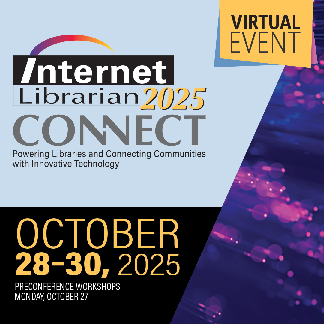 LibConf's tweet image. Join the global library community online at #InternetLibrarian Connect for three days of learning and inspiration online this October. Register using code EB2025 for early bird pricing today! site.pheedloop.com/event/ILC25/re…