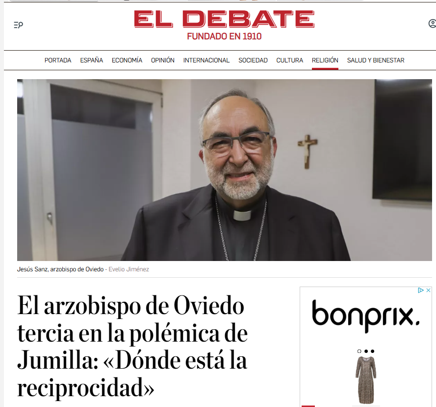 Yo con Fray Jesús <a href="/jsmofm/">jesus sanz montes</a> , arzobispo de Oviedo, el Jiménez de Rada del siglo XXI.