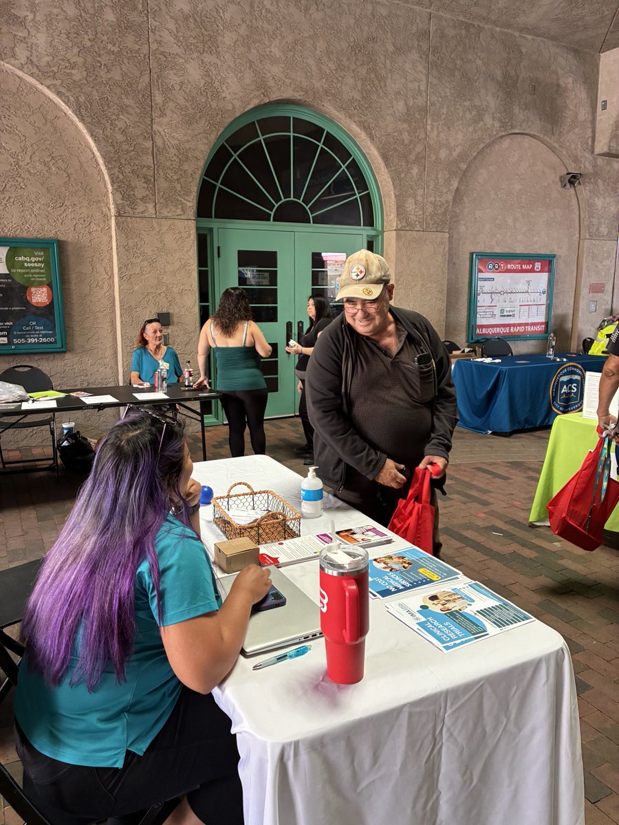 abqride's tweet photo. ICYMI: Community members got connected with helpful resources at yesterday's Summer Resource Fair at the Alvarado Transportation Center.
Learn more: https://t.co/8fastqJVV7
#ABQRide #OneABQ #ResourceFair #Albuquerque #Events #Transit #PublicTransit #Community https://t.co/l026MoSali