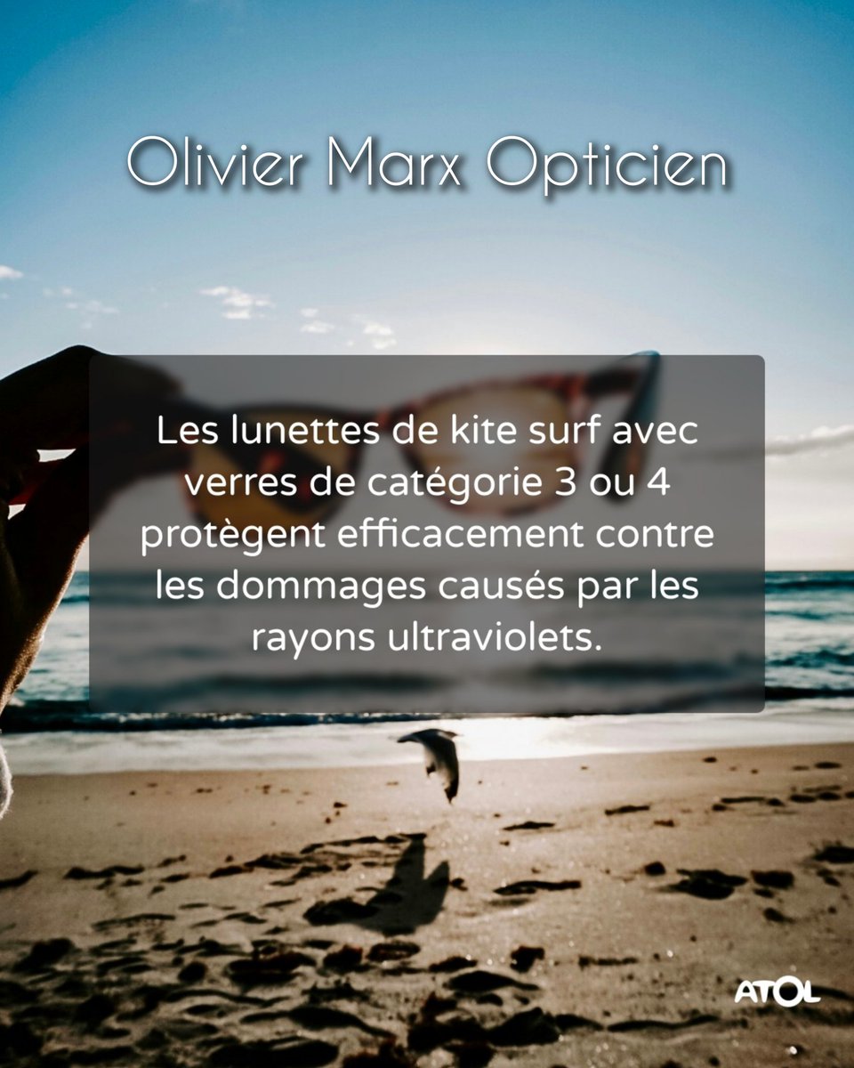 OlivierMARX75's tweet photo. #KiteSurfing 💨😎💦 La protection de vos yeux est essentielle lors de la pratique du #kitesurf. Privilégiez des verres de catégorie 3 ou 4 permettant de réduire l’éblouissement en filtrant efficacement la lumière visible - un atout majeur sur l’eau. #protectionUV #lunettes #sport https://t.co/UTtRZABRXn
