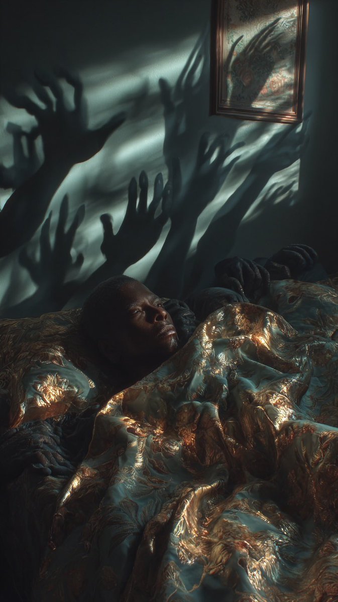 What's a nightmare to you?

For some, it's monsters from movies.
For me, it's when your own hands and face become strangers, your eyes stare from everywhere, and the forest whispers your voice.