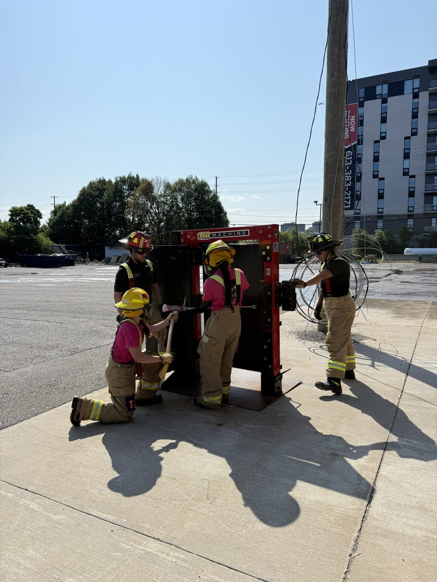 StephaneOCH_LCO's tweet photo. Today, at Camp FITT a group of young women taking part in @OttFire Services’ Training.

Braving the heat and driven by a desire to help others, these future leaders are already demonstrating a deep commitment to serving their communities.

Well done Chief and team OFS! https://t.co/66F6Q9z0cM