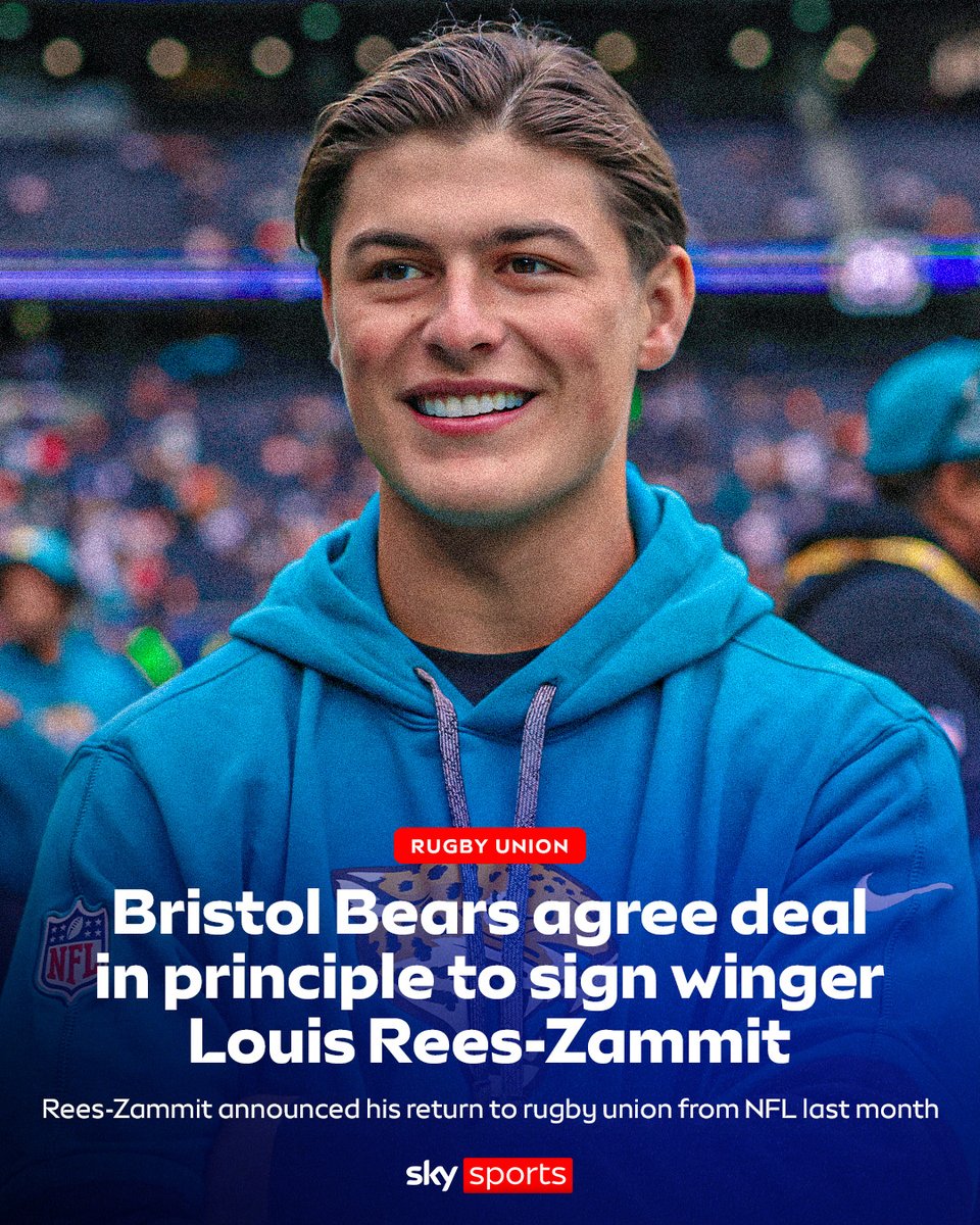SkySportsRugby's tweet photo. Louis Rees-Zammit edges closer to sealing a Premiership return 👀 https://t.co/2Ini4PieO6