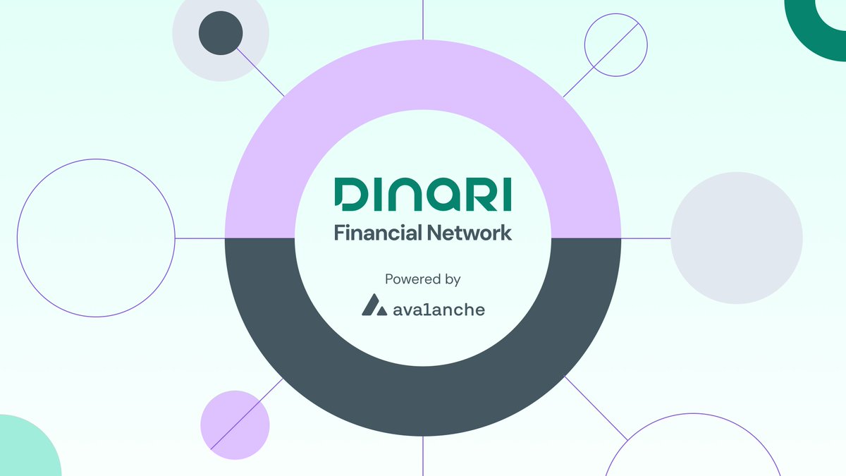Dinari (@dinariglobal) on Twitter photo Everyone's launching a chain, but most aren't built for U.S. equities, let alone scalability
We need a layer that can support and coordinate regulated securities across multiple chains
Introducing: the Dinari Financial Network, powered by <a href="/avax/">Avalanche🔺</a>
🧵⤵️ Everyone's launching a chain, but most aren't built for U.S. equities, let alone scalability
We need a layer that can support and coordinate regulated securities across multiple chains
Introducing: the Dinari Financial Network, powered by <a href="/avax/">Avalanche🔺</a>
🧵⤵️