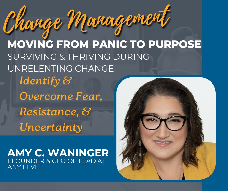 Learn how to thrive through change! Join GCATD Oct 8 for our conference, Future Ready: Shaping the Workforce of Tomorrow. 16 sessions in all, feat Amy C. Waninger, Founder &amp; CEO of Lead at Any Level gcatd.org/Amy-Waninger #changemanagement #amywaninger #GCATDConf25 #GCATD
