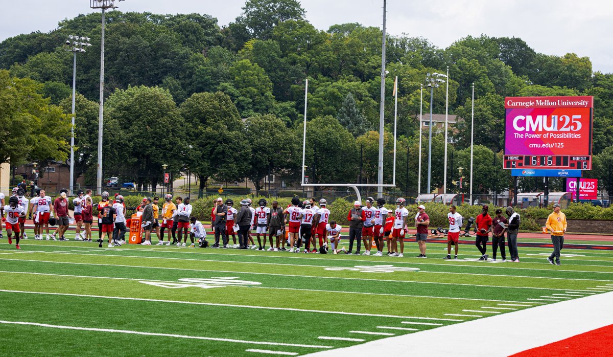 Carnegie Mellon University (@carnegiemellon) on Twitter photo Let's go ... Bucs?
The #NFL Tampa Bay <a href="/Buccaneers/">Tampa Bay Buccaneers</a> practiced at Carnegie Mellon ahead of Saturday's pre-season game against the Steelers. π
They may have borrowed our grass, but we've still got the <a href="/steelers/">Pittsburgh Steelers</a> this weekend. Let's go ... Bucs?
The #NFL Tampa Bay <a href="/Buccaneers/">Tampa Bay Buccaneers</a> practiced at Carnegie Mellon ahead of Saturday's pre-season game against the Steelers. π
They may have borrowed our grass, but we've still got the <a href="/steelers/">Pittsburgh Steelers</a> this weekend.