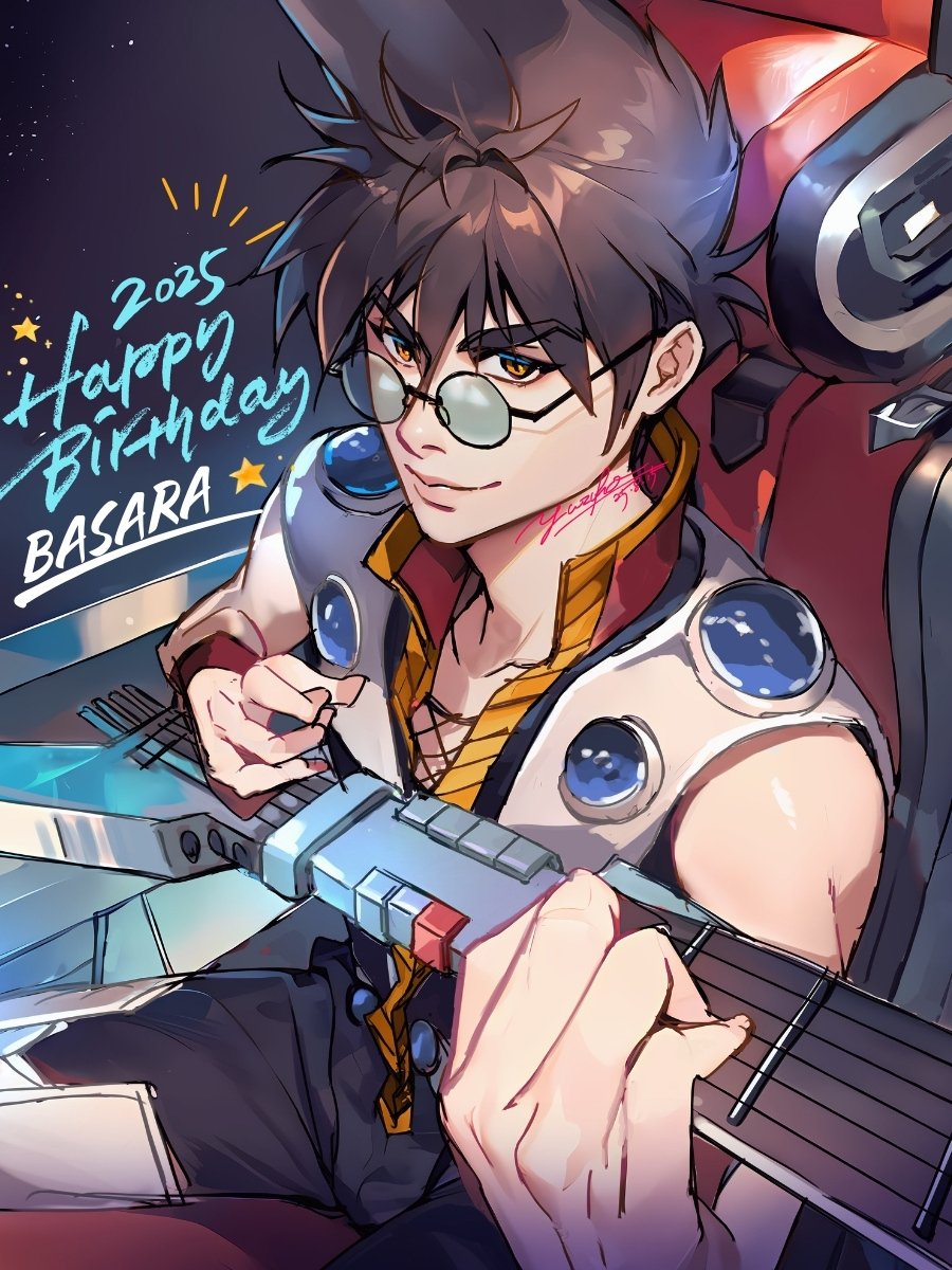 マクロス7熱気バサラ誕生日イラストを描きました。 （元投稿