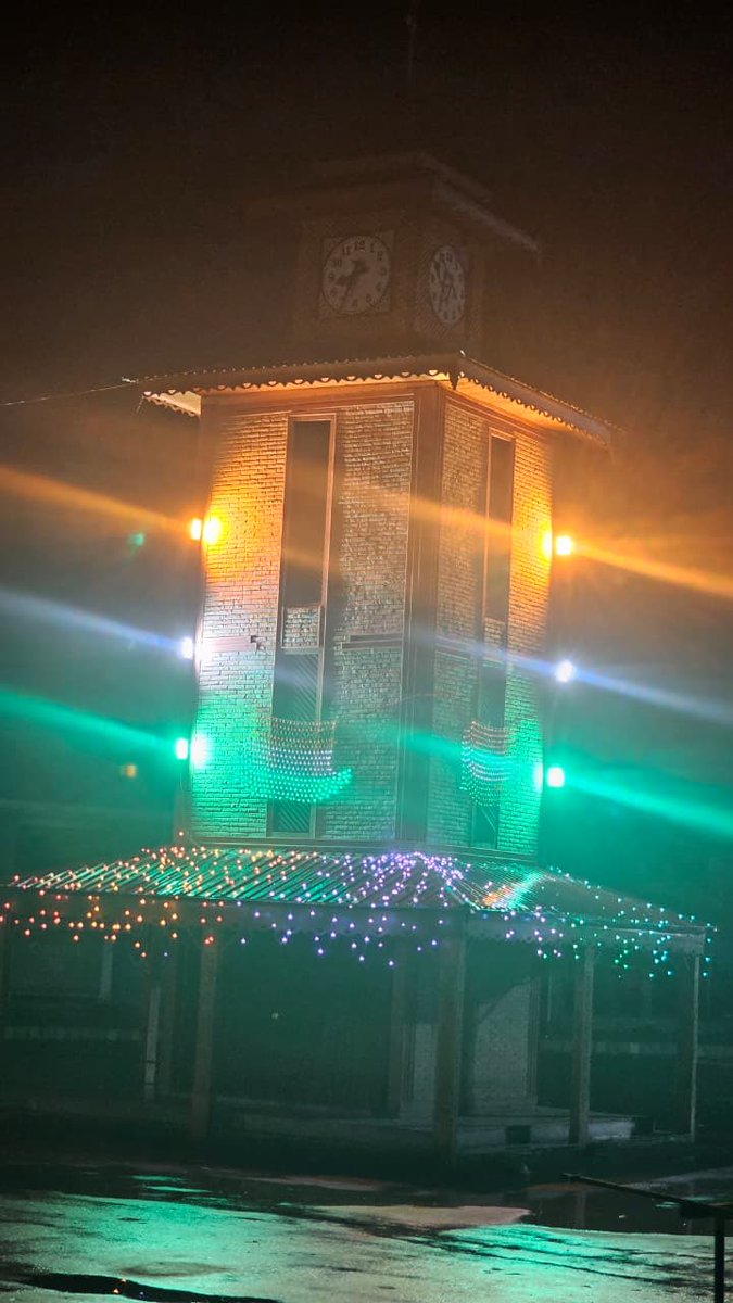 Information & PR, Budgam (@dicbudgam) on Twitter photo “The iconic Clock Tower of Budgam glows in the colours of the Tiranga on the eve of #IndependenceDay2025, adding splendour to the celebrations.#HarGharTiranga #AzadiKaAmritMahotsav <a href="/diprjk/">Information & PR, J&K</a> <a href="/MinOfCultureGoI/">Ministry of Culture</a> <a href="/DC_Budgam/">Deputy Commissioner Budgam</a> “The iconic Clock Tower of Budgam glows in the colours of the Tiranga on the eve of #IndependenceDay2025, adding splendour to the celebrations.#HarGharTiranga #AzadiKaAmritMahotsav <a href="/diprjk/">Information & PR, J&K</a> <a href="/MinOfCultureGoI/">Ministry of Culture</a> <a href="/DC_Budgam/">Deputy Commissioner Budgam</a>