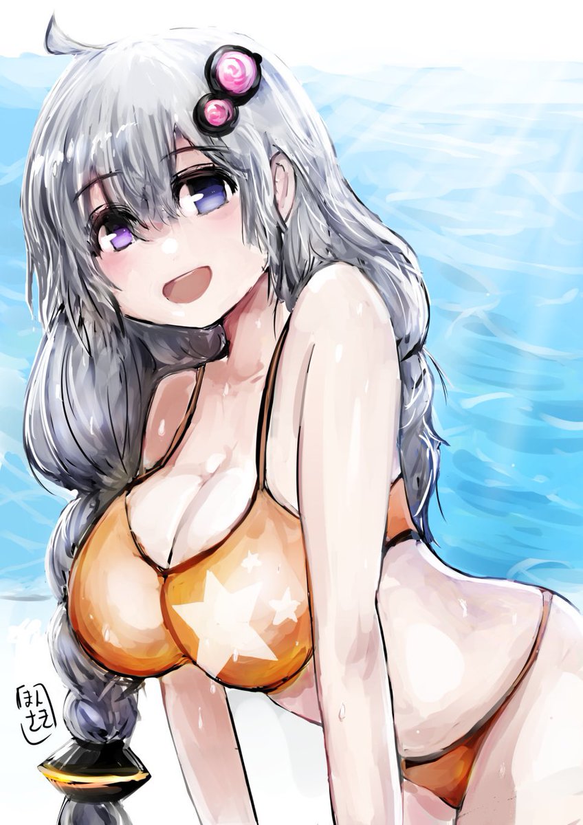 #なんの脈絡もなく水着イラストを再掲して最近フォローしてくれたフォロワーを怖がらせましょう
