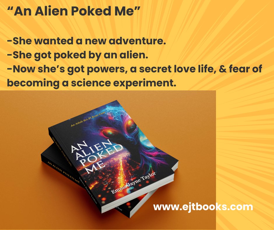 Forget stress, &amp; find a fun escape.
Get your head into some #books !

Want something different to read?
Take a look @ this #Amazon #LINK: -
amazon.co.uk/Alien-Poked-Me…

#unique #readerscommunity #Alien #WTFDidIJustRead #SciFiRomCom #TrendingNow #fypシviral #bookreview #bookstoread