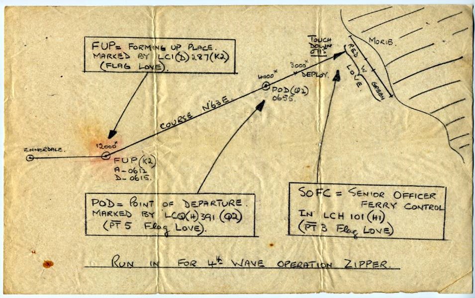 #VJDay80 
A small party of 30 AU under Lt Cmdr 'Sancho' Glanville had arrived in Sandy in July '45 and were due to take part in the amphibious landings in Malaya (Op Zipper) when news of the Japanese surrender came through.
They went on to work on clear up ops in Singapore,