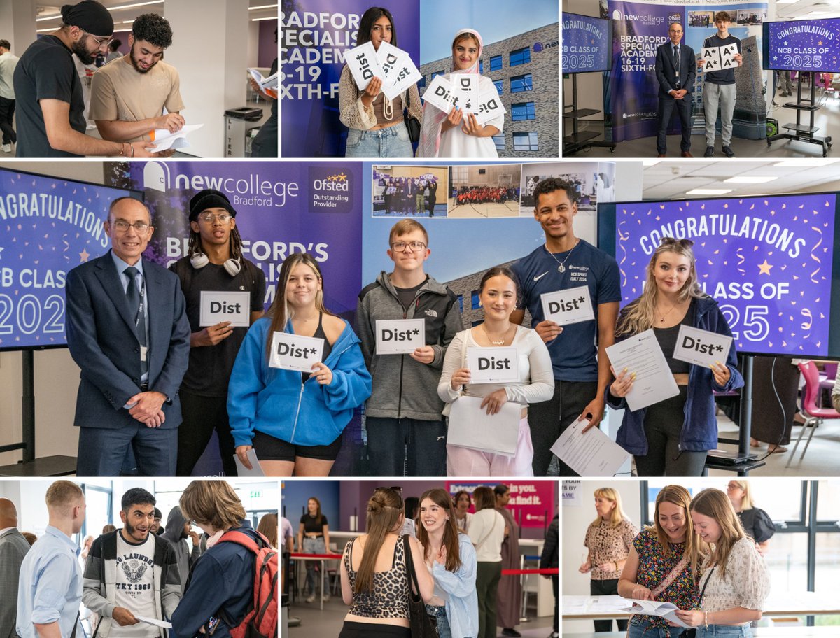 A-level and vocational learners at New College Bradford have delivered strong performances, with many securing top grades and distinctions. We’re incredibly proud of everyone and excited for what comes next. Congratulations to all! 💜

Read more - loom.ly/PMhTwN0