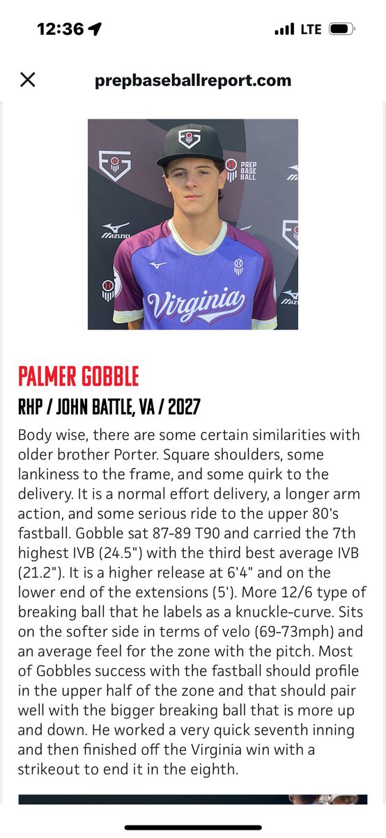 Thank you <a href="/PrepBaseballVA/">Prep Baseball Virginia/DC</a> for the write up. I can’t begin to describe the amazing experience that the Future Games is.