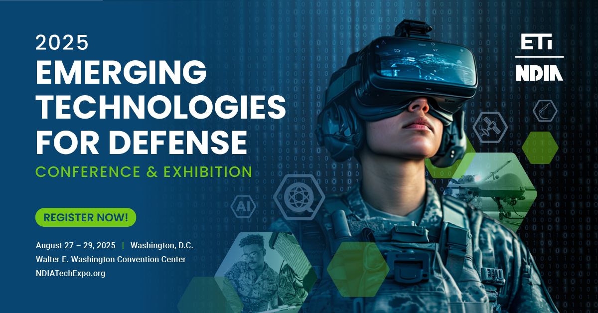 Visit booth 7950 and meet members of the Advanced Regenerative Manufacturing Institute (ARMI) | BioFabUSA team at the 2025 Emerging Technologies for Defense Conference &amp; Exhibition, happening August 27 - 29 in DC. Register NDIATechExpo.org  #EmergingTechETI #NDIA
