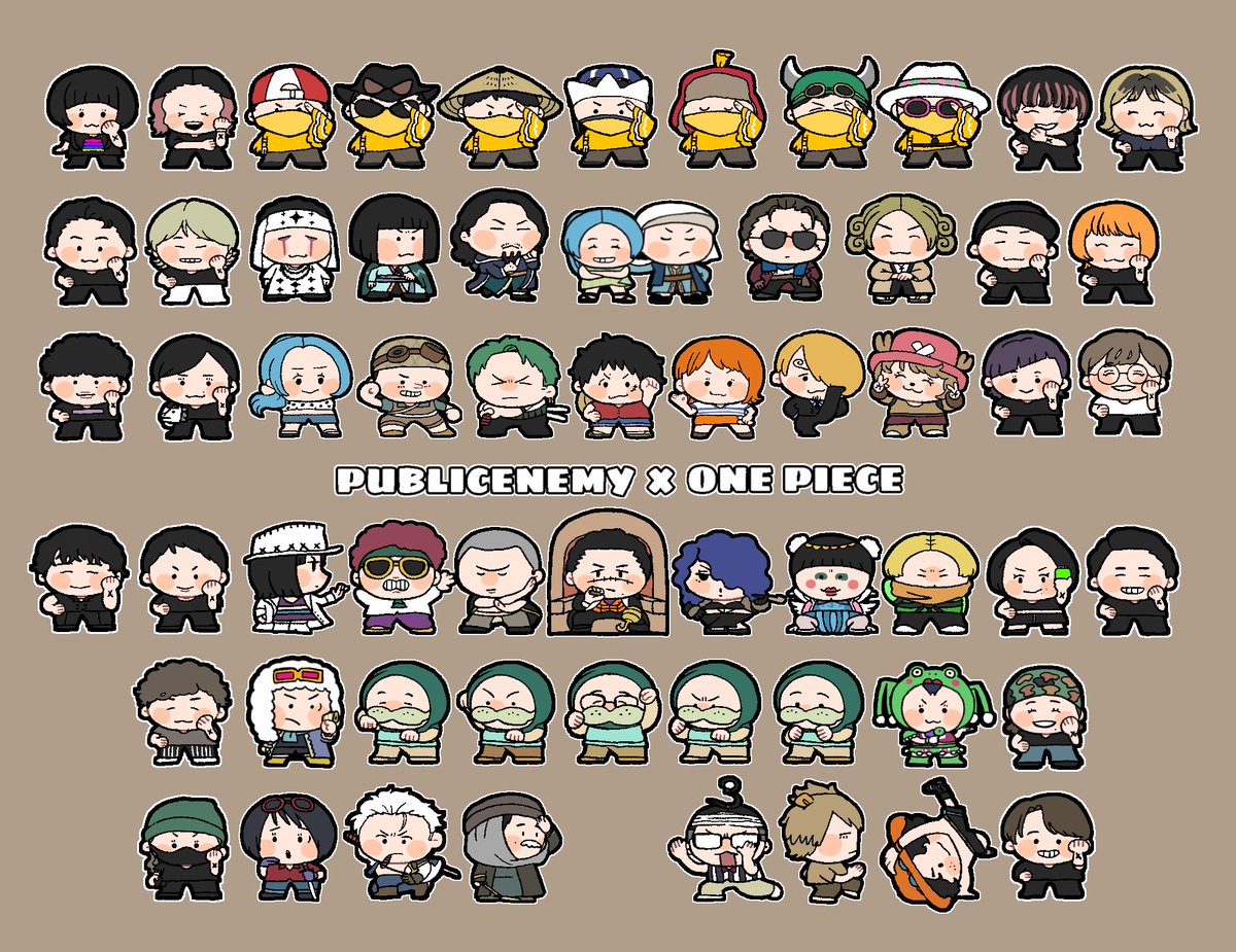 そして全員纏めたものがこちらになります💁‍♀️