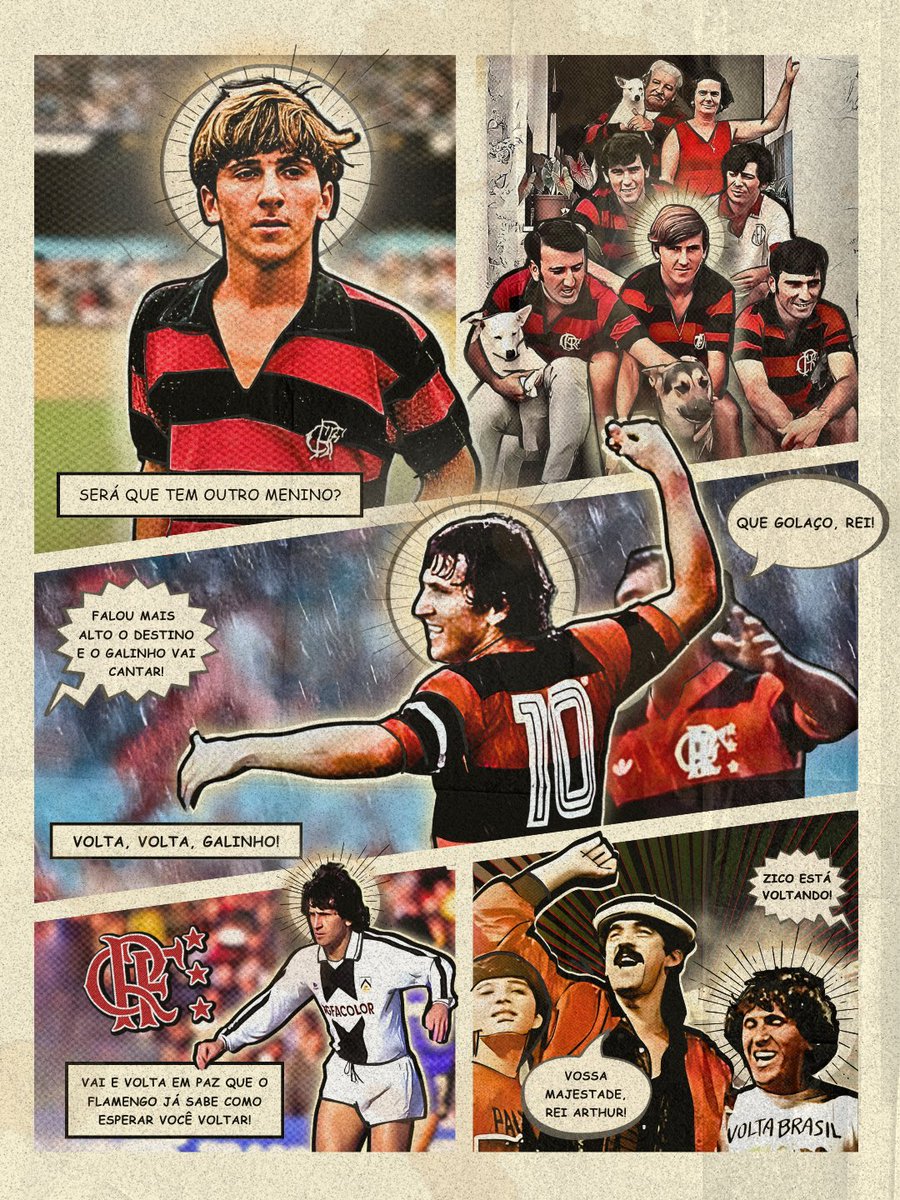 O #TBT de hoje nos leva ao ano de 1983, em que o Rei Zico se despedia do Manto Sagrado.

Após o título brasileiro, o rubro-negro via seu maior ídolo dando adeus ao Mengão: "Será que Ele vai voltar?" O compositor Moraes Moreira escreveu sobre o sentimento de saudade de todo