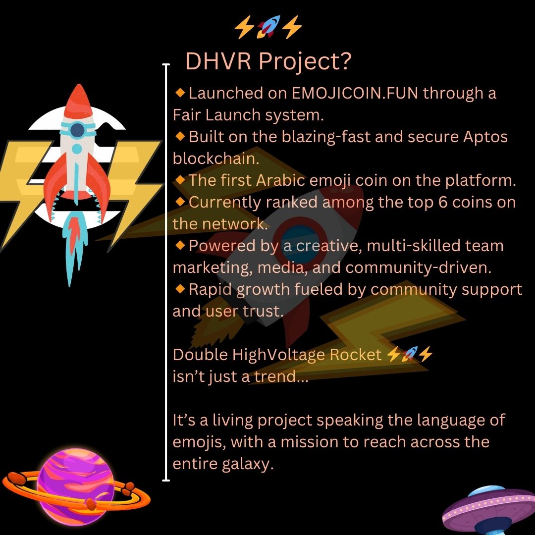 HighRocketEmoji's tweet photo. From Aptos to the future of Emojicoins ⚡🚀⚡
This is how DHVR is set to make history 🔥💯

@Aptos @emojicoindotfun @EconiaLabs 

#Aptos #Emojicoin #DHVR #Crypto #100x #EmojiCoin #DHVR #CryptoMeme #MemeToken #Web3 #CryptoCommunity #Bitcoin #ETH #Aptos #Altcoins #CryptoRevolution #ToTheMoon #CryptoGems #Blockchain #CryptoFuture #CryptoInvesting #emojicoin #aptos #memecoins #AltcoinSeason #Altseason #Bitcoin #Solana #Ethereum #Cardano #SolanaAirdrop #SolanaMemeCoins #ElonMusk #memecoin #emojicoin #Aptos #Crypto #Altcoins #Altseason #Bitcoin #Ethereum #SolanaAirdrop #SolanaMemeCoins #SUI #BullRun #BullMarket #Gainer #Altseason2025 #altcoinseason2025