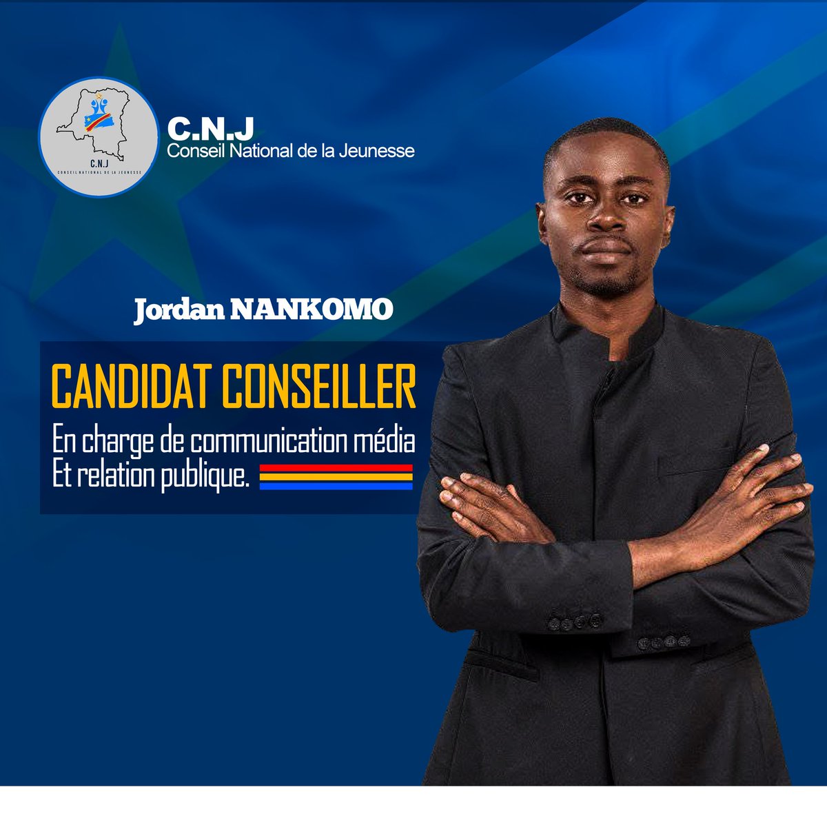 Jordan Nankomo officialise sa candidature au Conseil National de la Jeunesse (CNJ)
newscd.net/2025/08/14/jor…