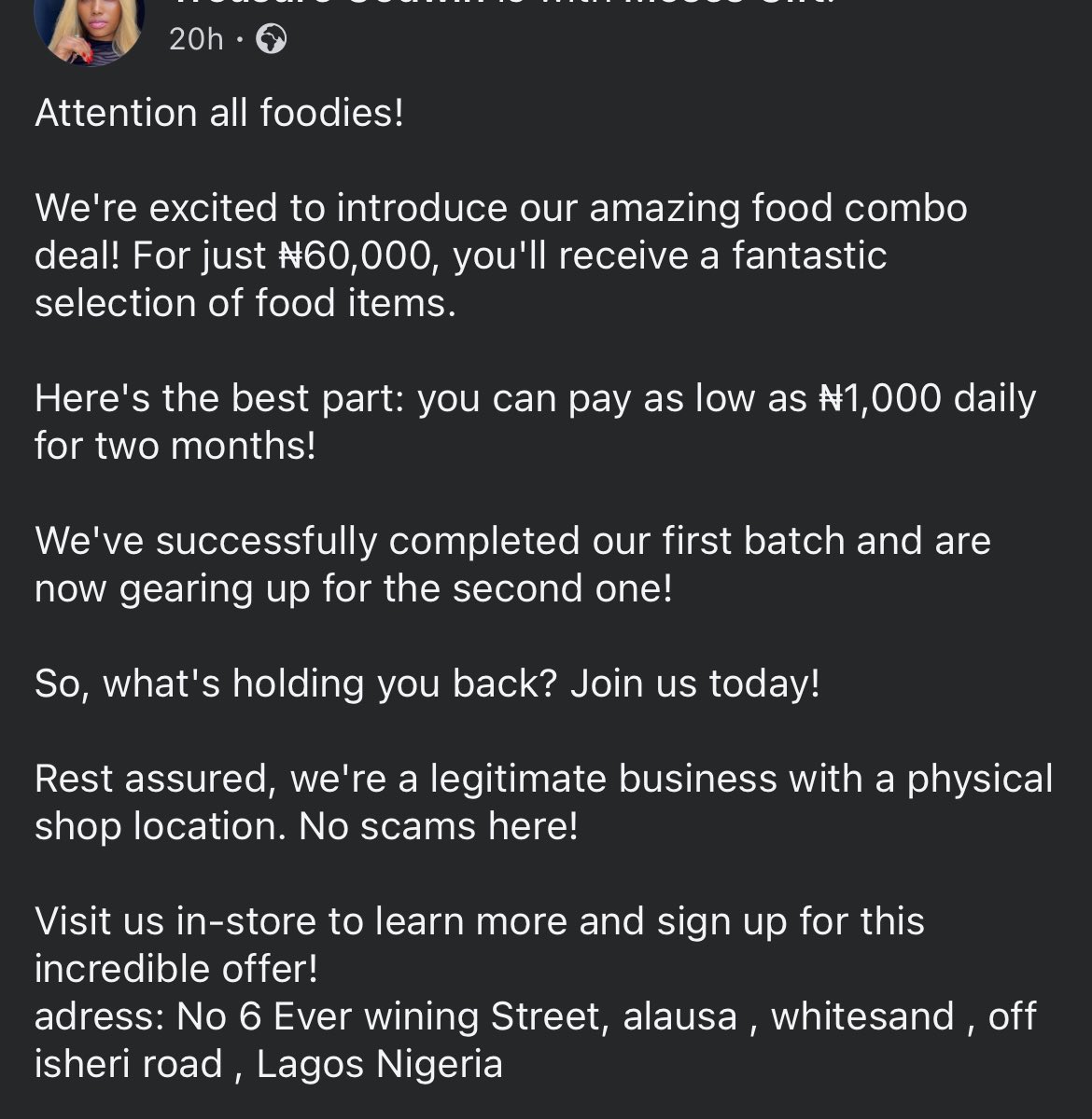 prettyTresh11's tweet photo. It can only be TGSTORES !!!
#FoodCombo #LegitDeal #NoScam #FoodiesWelcome https://t.co/cG3v5Ns31p