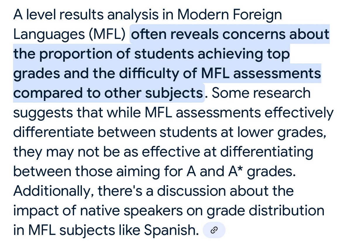 I hope A level results went well this morning. As I read analysis here and there, I'm always very much in favour of creating a separate language exam for native speakers. It's so unfair on all the others. <a href="/AQA/">AQA</a>, <a href="/PearsonEdexcel/">Pearson Edexcel</a>, up for the challenge? We need action!