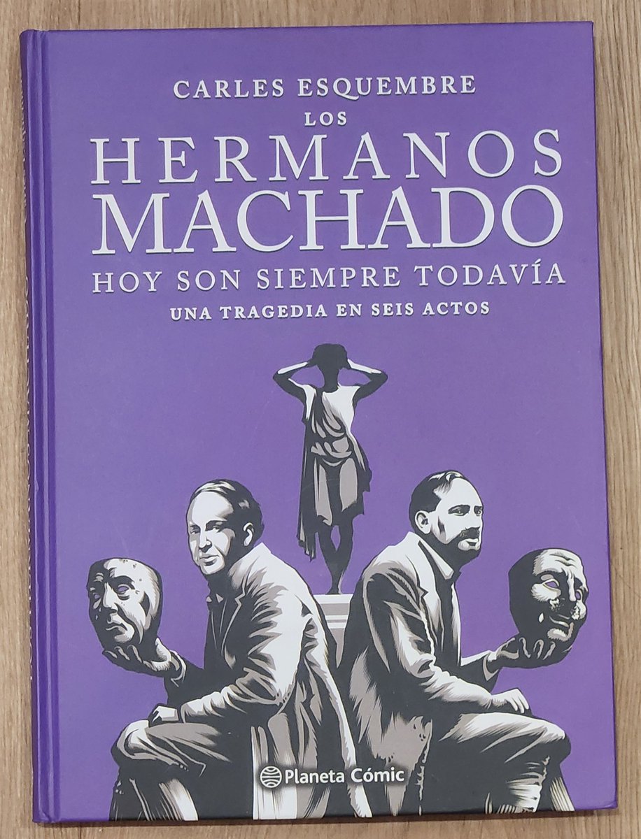 La relación biografía, teatro y poesía es explorada por Carles Esquembre en una nueva aproximación a poetas españoles, tras Lorca y Hernández. Los hermanos Machado dialogan en una tragedia en 6 actos que permite al lector profundizar en su vida y obra con la viñeta como escenario