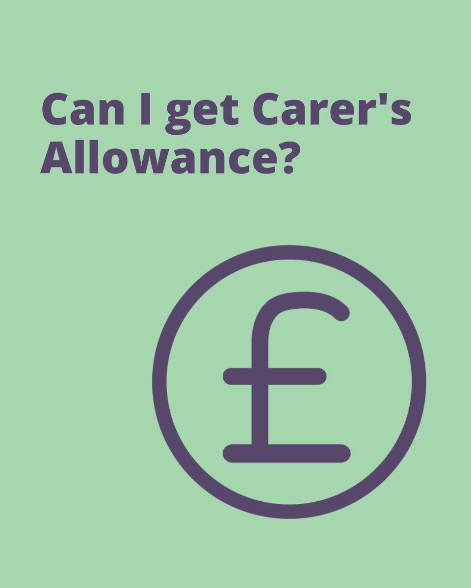 Do you spend at least 35 hours a week caring for someone who’s disabled?

You might be able to claim Carer's Allowance - this is a benefit for people who are giving regular and substantial care to disabled people.

Check if you’re eligible - bit.ly/45x5rNU