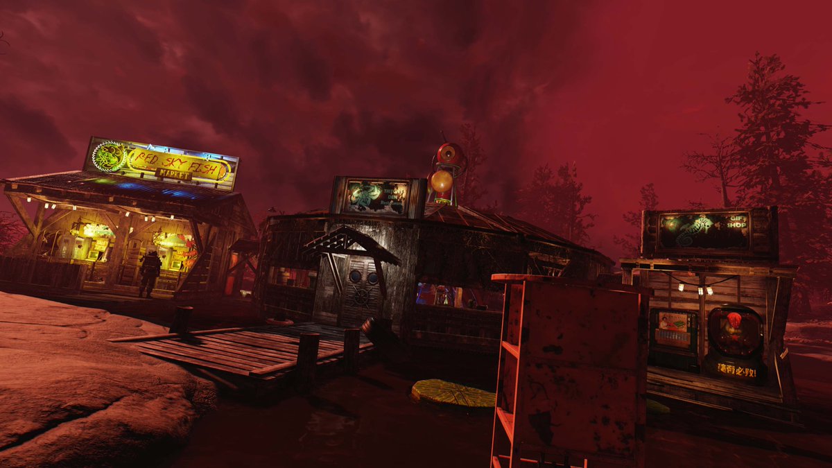 Fallout's tweet photo. Pyrocy (Red Sky Fish Market) https://t.co/ksmlO58aBC