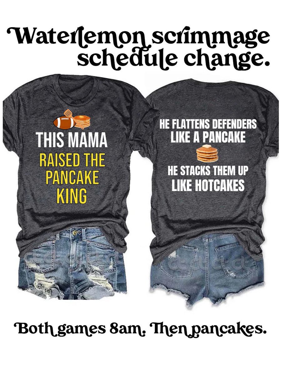 Saturday 8/16 both the 9th Grade Scrimmage and the Grade 10-12 Scrimmage will be <a href="/8/">.</a> AM.
9th Grade -on the upper turf field.
10-12 -on the lower turf field.
Wear full practice gear, not game gear. The Pancake Man will be on-site and serving up a great breakfast. 
Roll Storm!