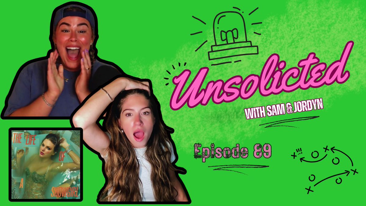 SamAndJordyn's tweet photo. DID YA KNOW TAYLOR SWIFT IS SO BACK?!🚨

Sam and Jordyn break down easter eggs and have a live reaction to seeing #thelifeofashowgirl album art for the first time❤️‍🔥

watch and listen everywhere now!⬇️
📺https://t.co/KMonYjP6qL
🎧https://t.co/ZooGczq4sW https://t.co/XuB0fJOqvc