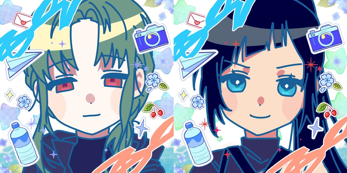 여름 테마를 생각하며 작업했던 꾸꾸꾸 타입을 올려봐요u//u